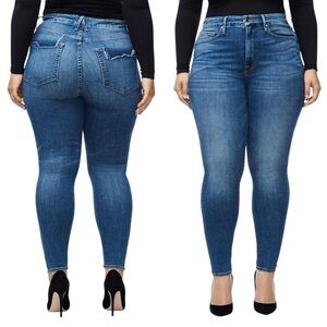 GOOD AMERICAN Plus Size Good Legs Skinny Jeans In Blue107